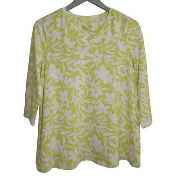 CITRON A565674 Denim & Co. Essentials Favorite Jersey Knit Top XS - Picture 2 of 4